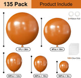 Burnt Orange Balloon Arch Kit, Matte Latex Balloons, Birthday Party Decor