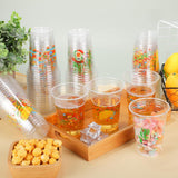 Mexican Fiesta Plastic Cups, 120pcs 16oz Disposable Drinkware (4 Styles)