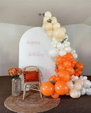 Orange Balloon Arch Kit, Birthday Graduation Baby Shower Party Decorations