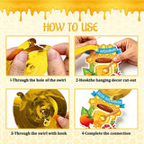 Rosh Hashanah Shana Tova Banner, Jewish New Year Paper Decorations Set