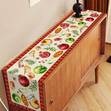 Rosh Hashanah Table Runner, Shana Tova Jewish New Year Polyester Table Decor