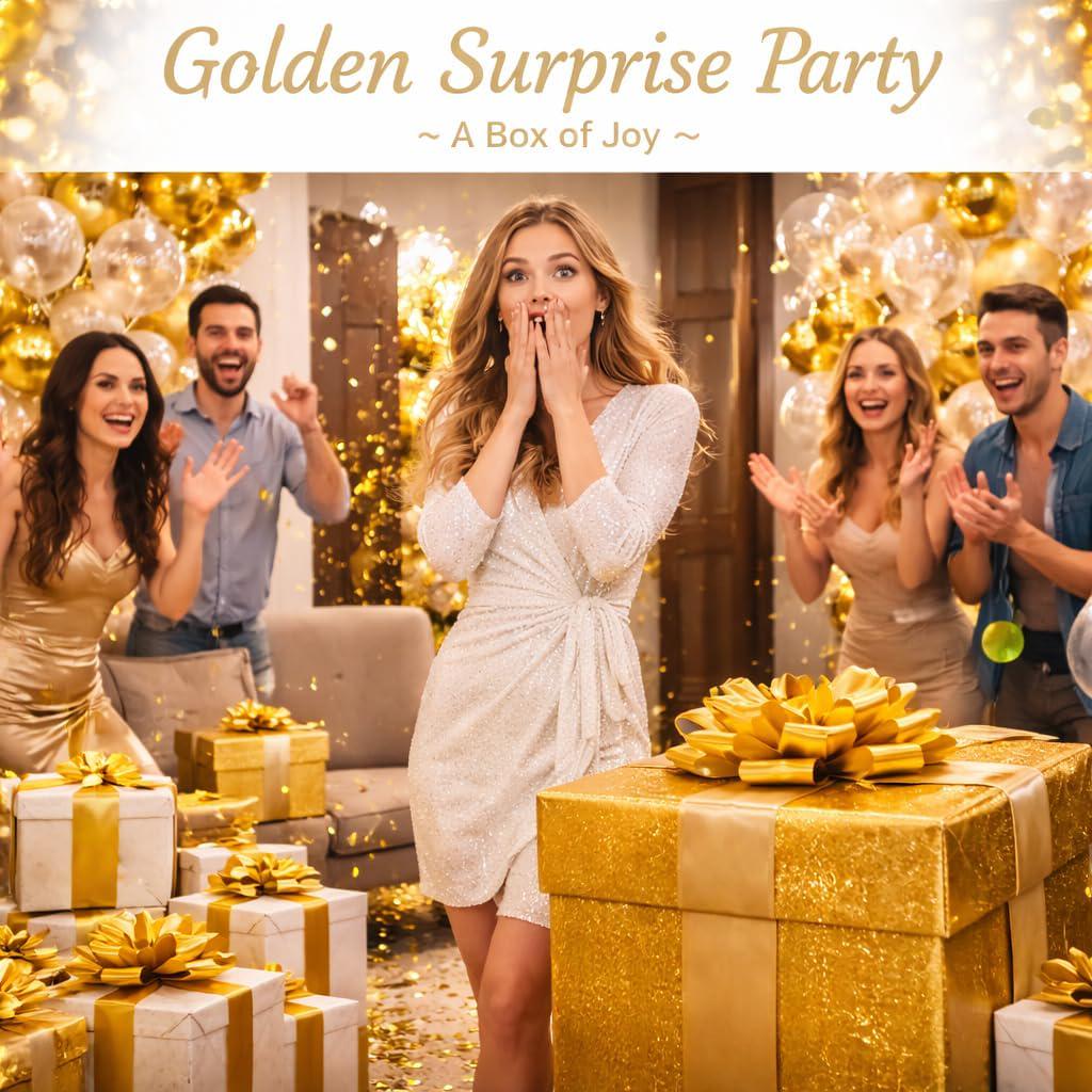 100PCS Gold Confetti Balloons, 12 Inch Latex Party Wedding Bridal Shower Decorations