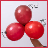 Red Gold Balloon Arch Kit, 140 Latex Balloons, Party Decor (18-5 Inch)