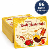 Rosh Hashanah Party Napkins, 96-Piece Jewish Holiday Table Decorations