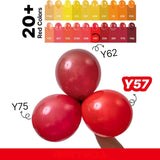 101 Red Latex Balloons, 12 Inch Mexican Independence Day Party Decorations