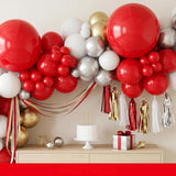 101 Red Latex Balloons, 12 Inch Mexican Independence Day Party Decorations