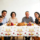 Rosh Hashanah Tablecloth Set, Shana Tova Jewish New Year Party Decor