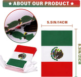 Mexican Flag Banner, 33ft, 30 Polyester Flags, Fiesta Party Decor
