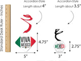 Viva Mexico Hanging Decor 40PCS, Mexican Independence Day Party Swirls, Fiesta Celebration Decorations