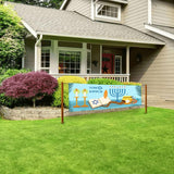 Yom Kippur Banner, 24x71 Inch Jewish Holiday Tapestry, Indoor Outdoor Decor