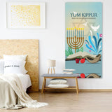 Yom Kippur Door Banner, Jewish Holiday Party Decor (72x35 Inch)