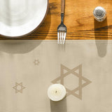 Yom Kippur Table Runner, 13x72 Inch, Jewish Holiday Decor, Hebrew Celebration (100% Polyester)
