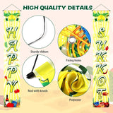 Happy Sukkot Porch Banner, Jewish Holiday Decor, Front Door Sign, Sukkah Decorations, Indoor Outdoor Flag