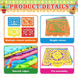 18FT Papel Picado Banner, Mexican Fiesta Flags, Rainbow Cutout Decor