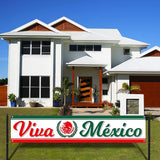Viva Mexico Banner, Mexican Independence Day Yard Sign, Outdoor Hanging Decoration
