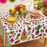 Mexican Fiesta Paper Napkins, Cactus Taco Party Decor (100 PCS)