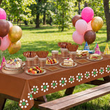Mexican Fiesta Tableware Set 452PCS, Plates Napkins Cups Tablecloth for 50 Guests