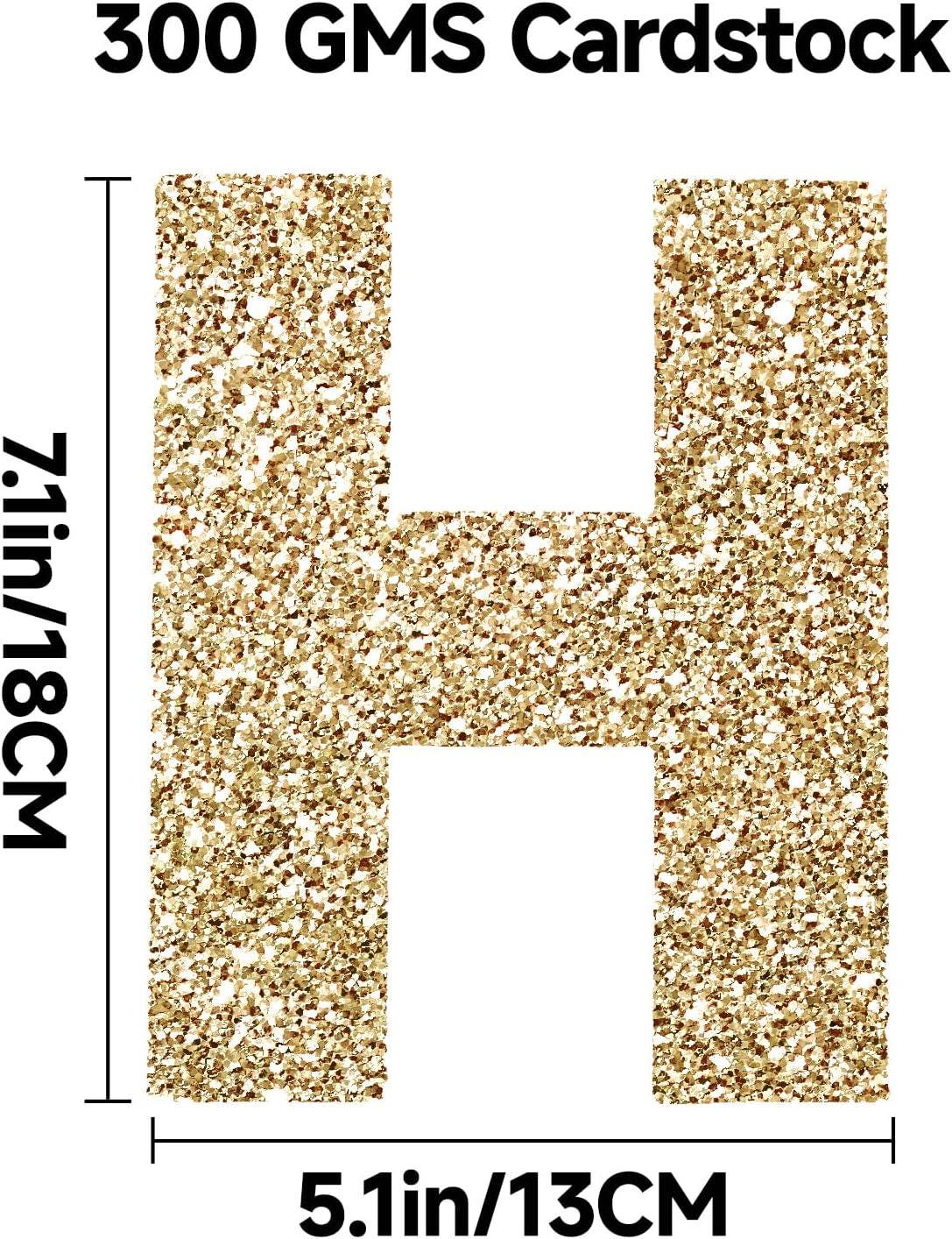 Gold Glitter Happy Birthday Banner, Circle Dot Garland, Party Decorations