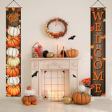 Autumn Porch Banner Set, 2pc Polyester Hanging Signs (72x12 Inch)