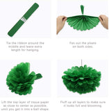 Mexican Independence Day Party Kit, Red Green White Banners, Fans, Lanterns, Pom Poms, Balloons