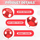6PCS Mexican Independence Day Star Balloons, Red Green Gold Foil Party Decorations