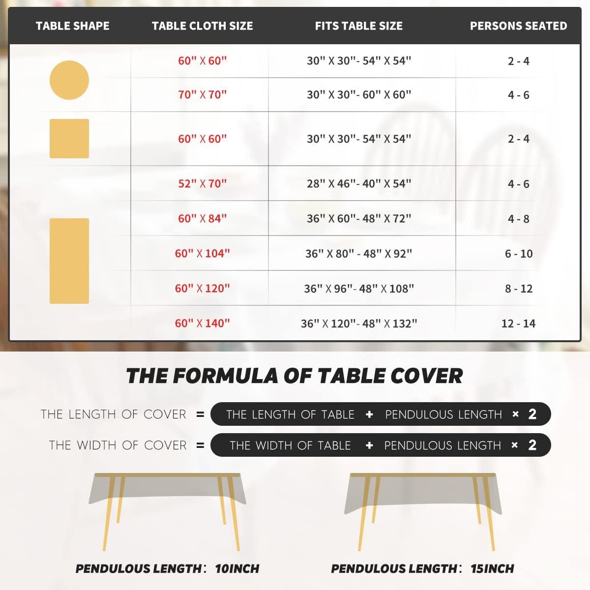 Yom Kippur Tablecloth, Shofar Leaves, Star of David, Jewish Holiday Decor (60x84 Inch)