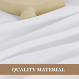 White Polyester Tablecloth, 70x120 Inch, Washable Event Decor