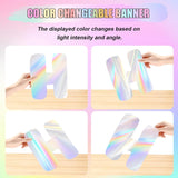 Holographic Happy Birthday Banner, 9FT Rainbow Garland, Y2K Party Decor