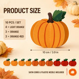 3D Pumpkin Paper Banner, Autumn Garland, Thanksgiving Bunting Decor