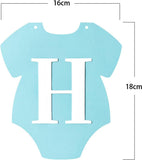 Pink Blue Oh Baby Banner, Glitter Heart Baby Shower Garland (8FT)