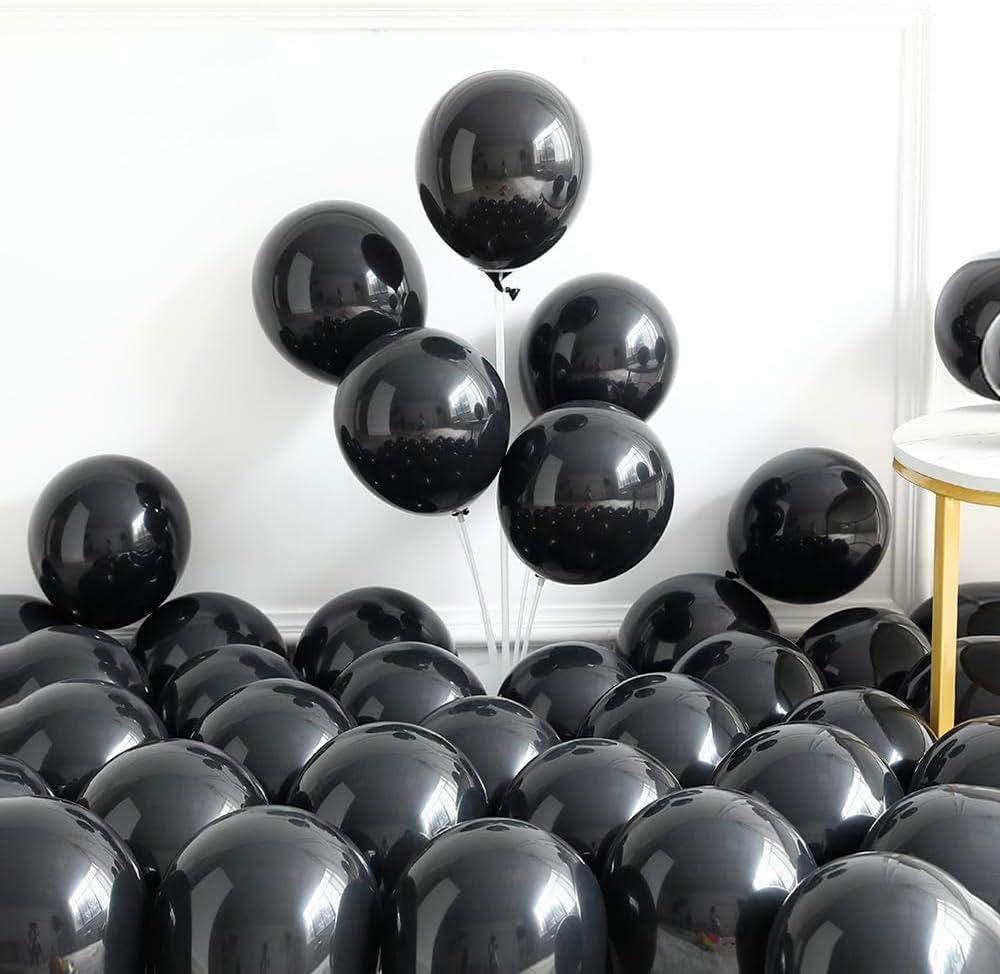 159-Piece Halloween Balloon Arch Kit, Black Orange Eye Balloons, DIY Spider Decor