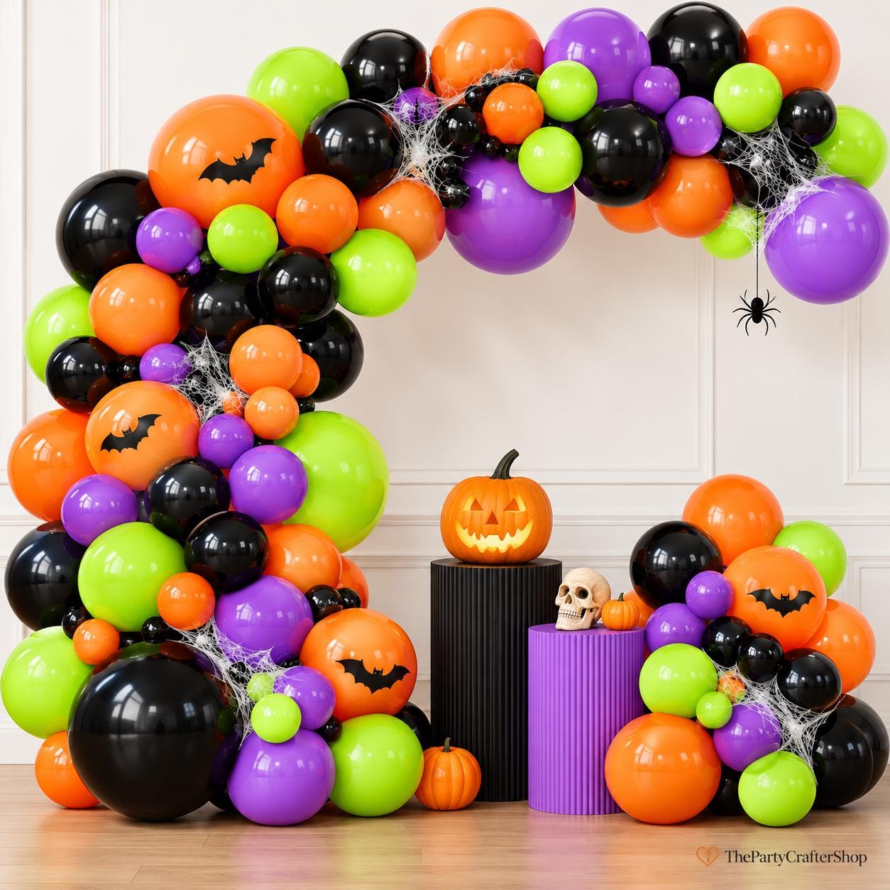 121pc Halloween Balloon Arch Kit, Latex Garland for Party Decorations
