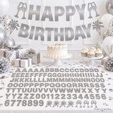 DIY Banner Kit: 129 Piece Cardstock Letters Numbers Symbols (Party Decor)