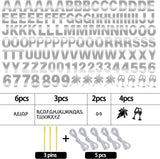 DIY Banner Kit: 129 Piece Cardstock Letters Numbers Symbols (Party Decor)