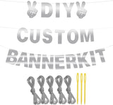 DIY Banner Kit: 129 Piece Cardstock Letters Numbers Symbols (Party Decor)