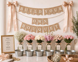 Reusable Faux Burlap Banner Kit, Pre-Printed Letters, Numbers, Symbols (97 Piece)