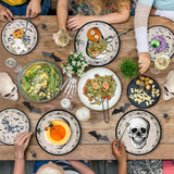 100-Piece Halloween Paper Plates: 50 Large 9-Inch Dinner, 50 Small 7-Inch Dessert