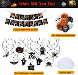 Halloween Party Kit: 20 Swirls, 10 Cutouts for Halloween decor