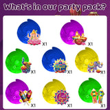 Festival of Lights Display: 8 Diwali Swirls + 2 Banners with Diya Elephant Lotus