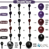 Gothic Halloween Balloon Arch Kit, Dark Purple Burgundy Black, Spooky Party Decor