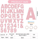 Glitter Paper Banner Kit: 3.94-Inch Letters for Birthdays Weddings