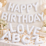 A to Z Foil Letter Balloon Set, 26 Alphabet Balloons (16 Inch)