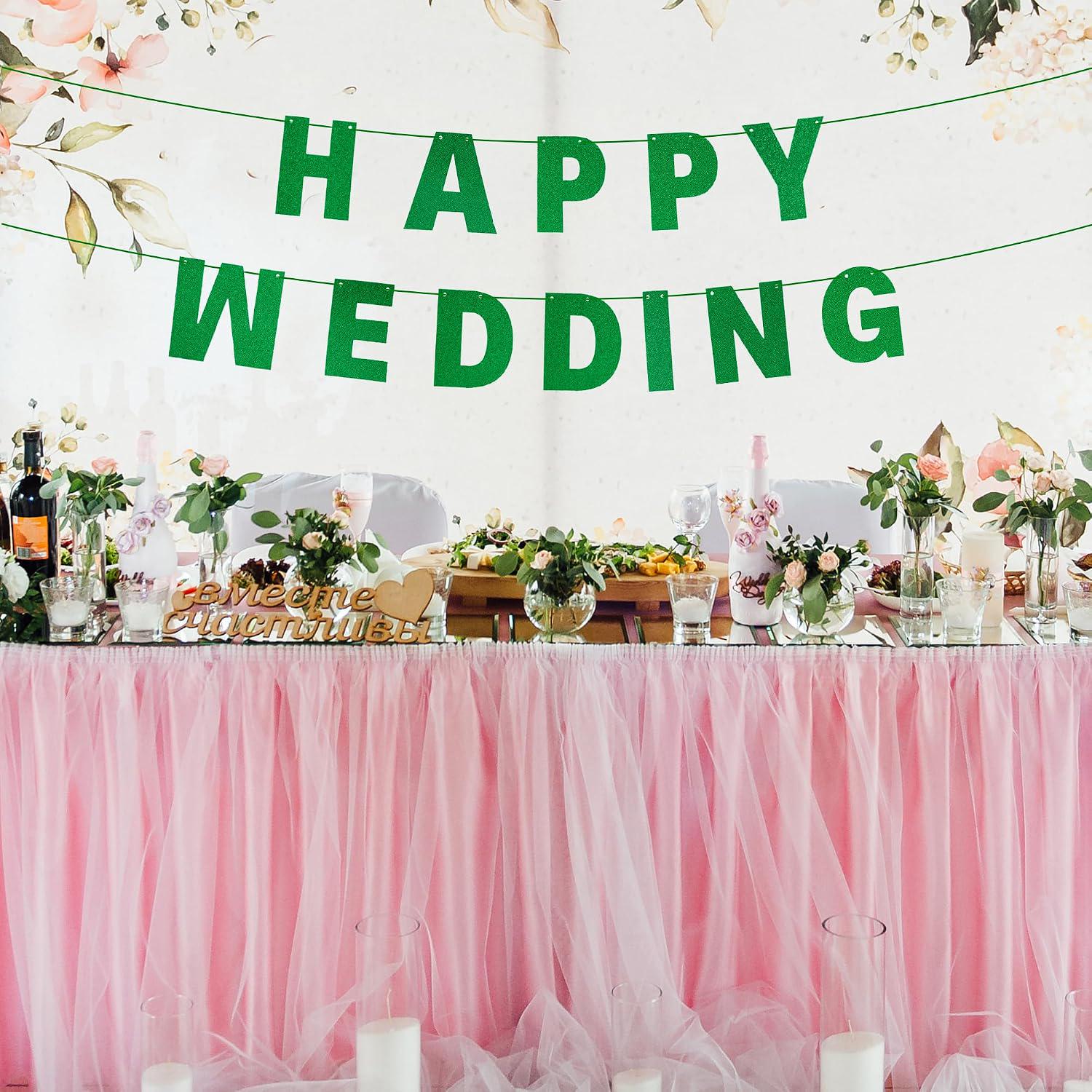 DIY Glitter Banner Letters, Sturdy Cardstock for Birthdays Weddings