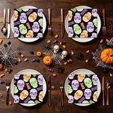 Halloween Napkins: Set of 50 Disposable Three-Ply Skull Party Table Decor