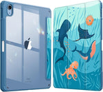 Hybrid Slim Case for iPad 11" (2025) & 10.9" (2022) - Shockproof, Clear Back, Pencil Holder