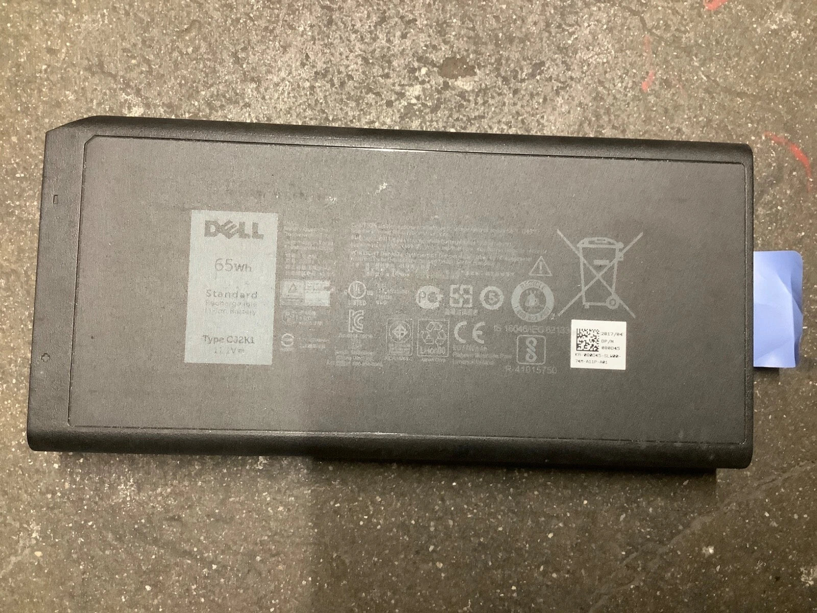 Original Dell 4XKN5 Battery 65Wh Genuine OEM Laptop Replacement Rechargeable Battery