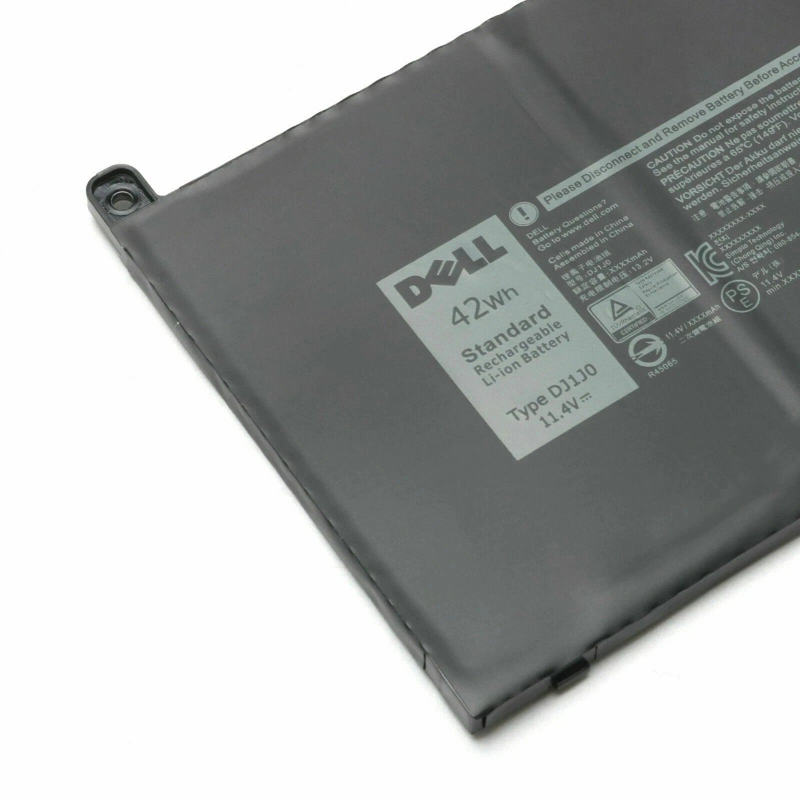 Genuine Dell DJ1J0 Battery 42Wh OEM Laptop Replacement Rechargeable Battery