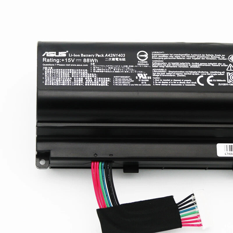 Genuine ASUS A42N1403 Battery 88Wh 15V OEM Laptop Replacement Rechargeable Battery