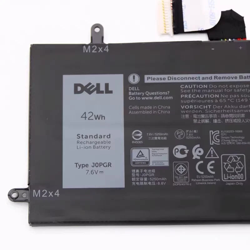 Genuine Dell J0PGR Battery 42Wh OEM Laptop Replacement Rechargeable Battery
