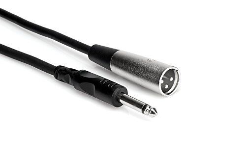 Hosa - PXM-110 - Unbalanced XLR Male to 1/4" Male Mono Cable - 10 ft.